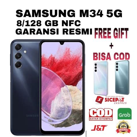 Samsung Galaxy M34 5G 8/128GB NFC Garansi Resmi